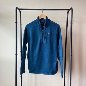 Patagonia - 1/4-Zip Fleece	(Turqouise)